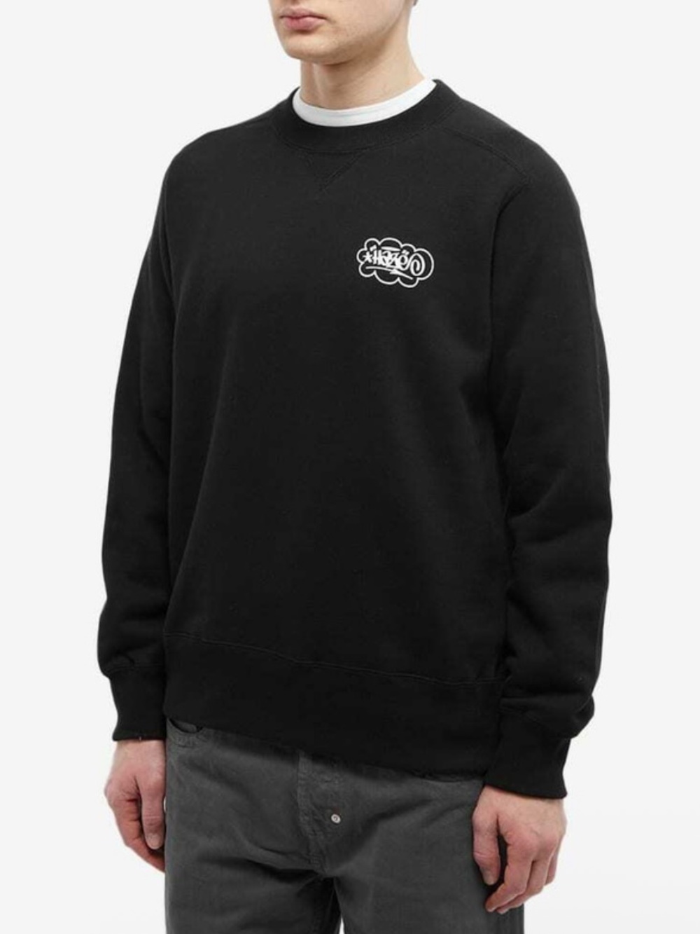 Sacai x Eric Haze One Kind Word Crew Sweat (Black)